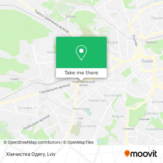 Хімчистка Одягу map