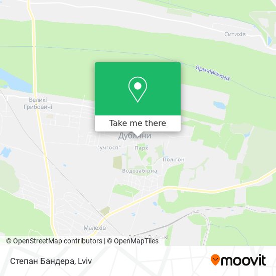 Степан Бандера map