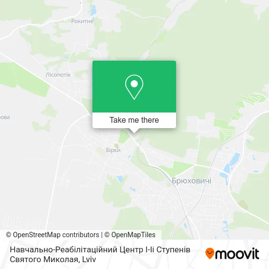 Карта Навчально-Реабілітаційний Центр І-Іі Ступенів Святого Миколая