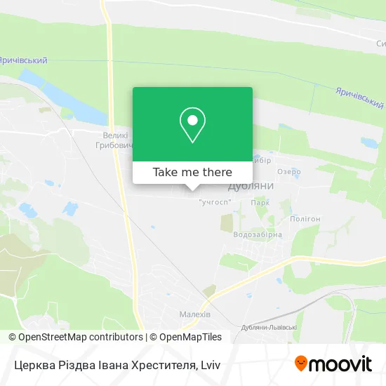Карта Церква Різдва Івана Хрестителя