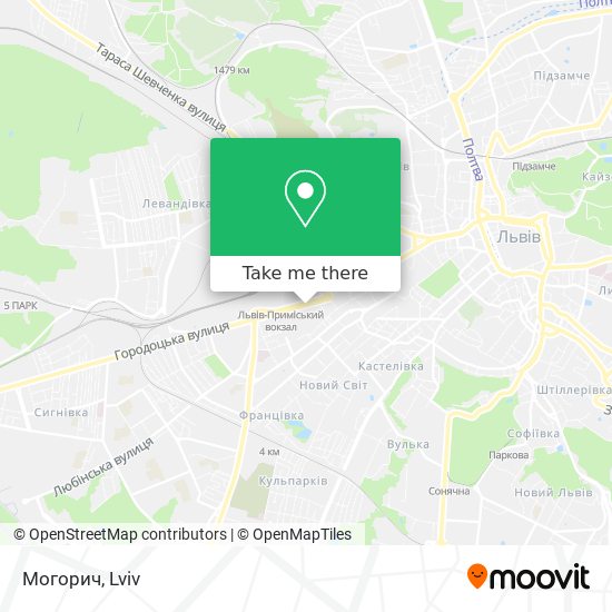 Карта Могорич