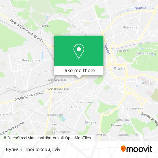 Вуличні Тренажери map