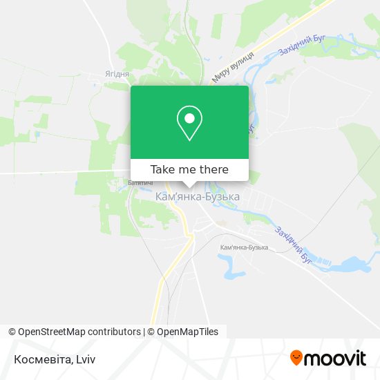 Карта Космевіта