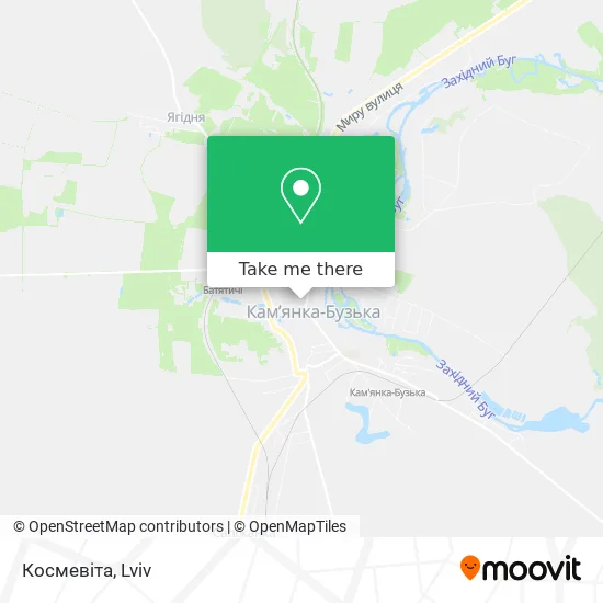 Карта Космевіта