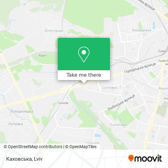 Карта Каховська