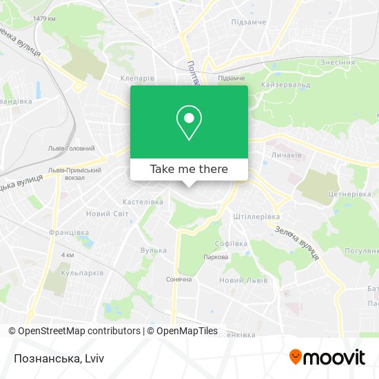 Познанська map