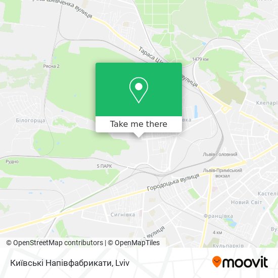 Карта Київські Напівфабрикати