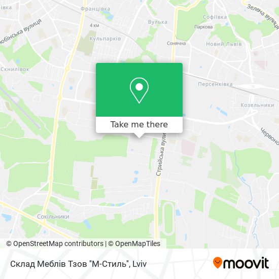 Склад Меблів Тзов ''М-Стиль'' map