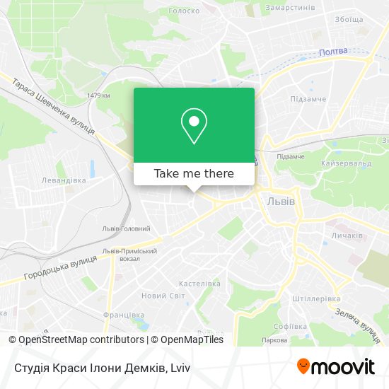 Студія Краси Ілони Демків map
