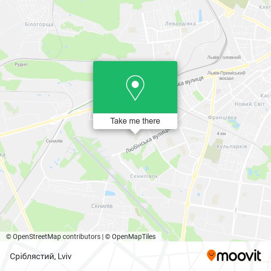 Сріблястий map