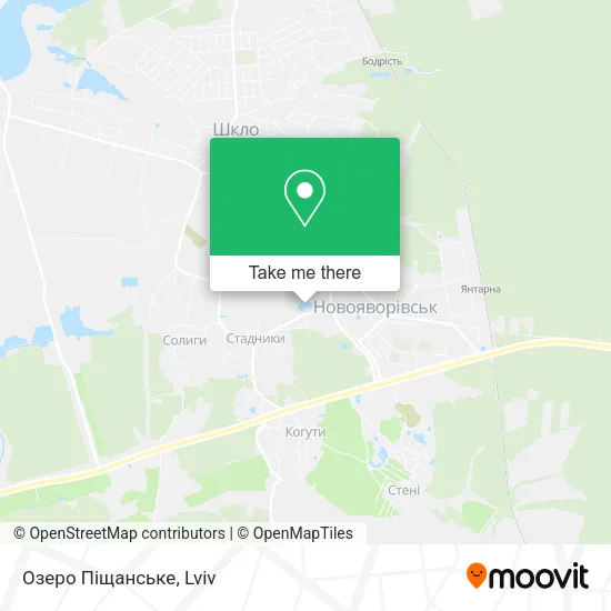 Озеро Піщанське map