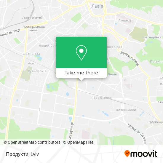 Карта Продукти