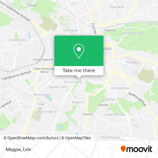 Медок map