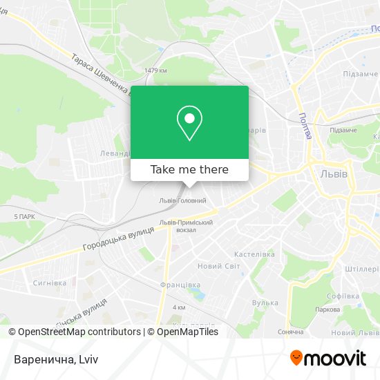 Варенична map
