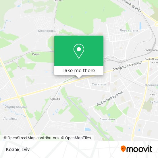 Козак map