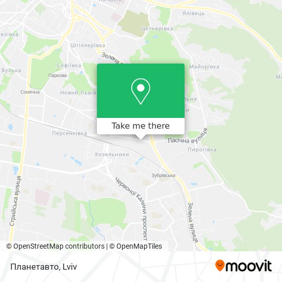 Планетавто map