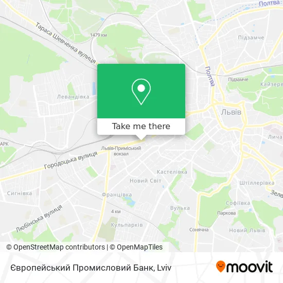 Карта Європейський Промисловий Банк