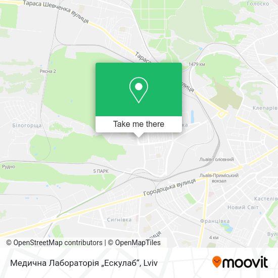 Медична Лабораторія „Ескулаб“ map
