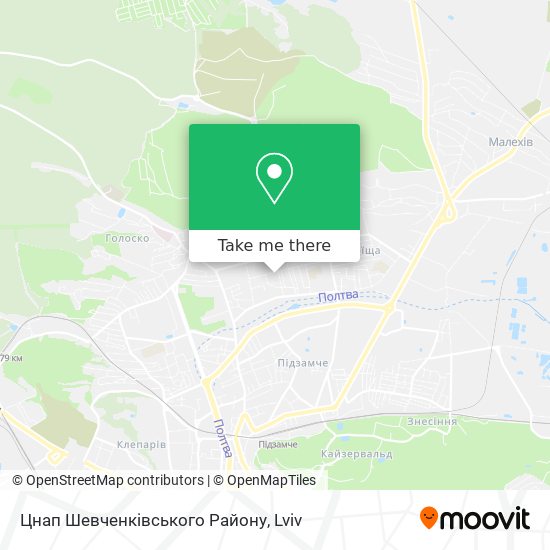 Цнап Шевченківського Району map
