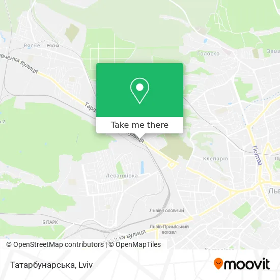 Татарбунарська map