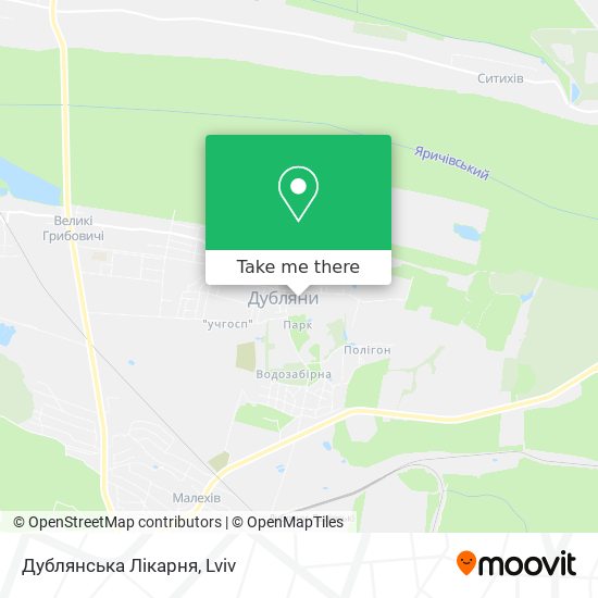 Дублянська Лікарня map