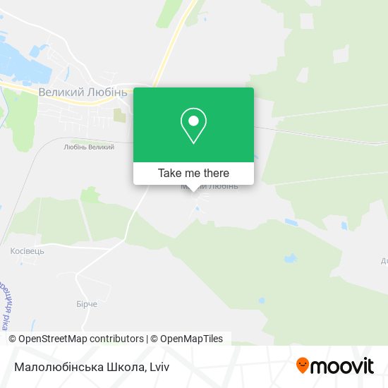 Малолюбінська Школа map