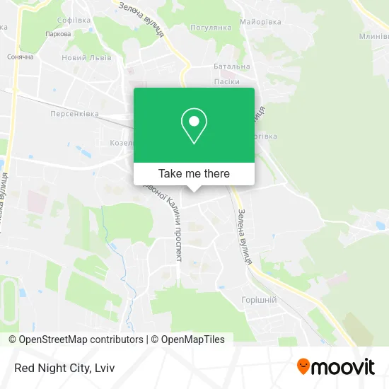 Карта Red Night City