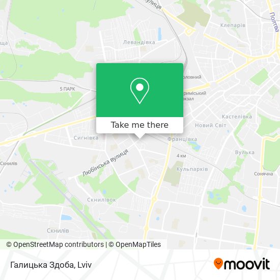 Галицька Здоба map