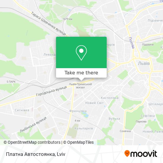 Платна Автостоянка map