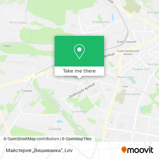 Карта Майстерня „Вишиванка“
