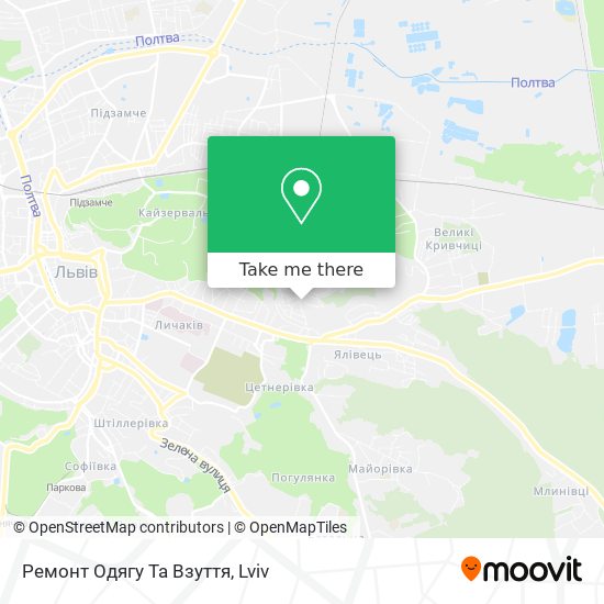 Ремонт Одягу Та Взуття map