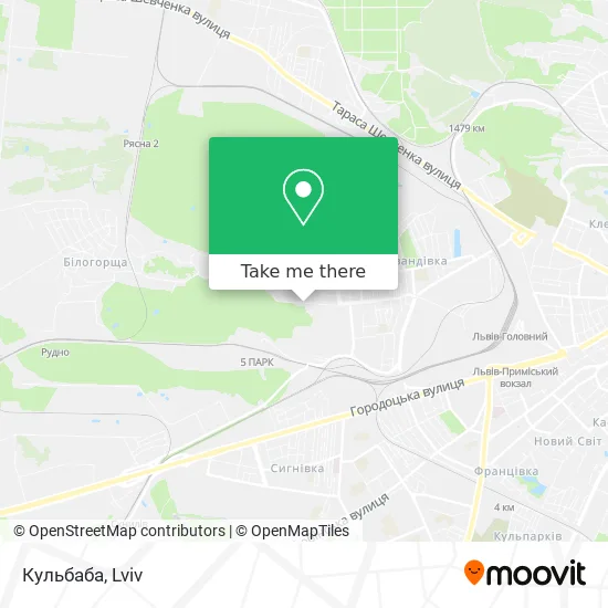 Карта Кульбаба