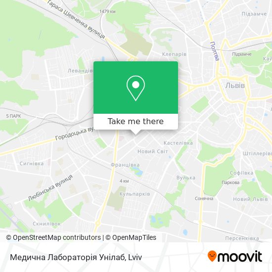 Медична Лабораторія Унілаб map