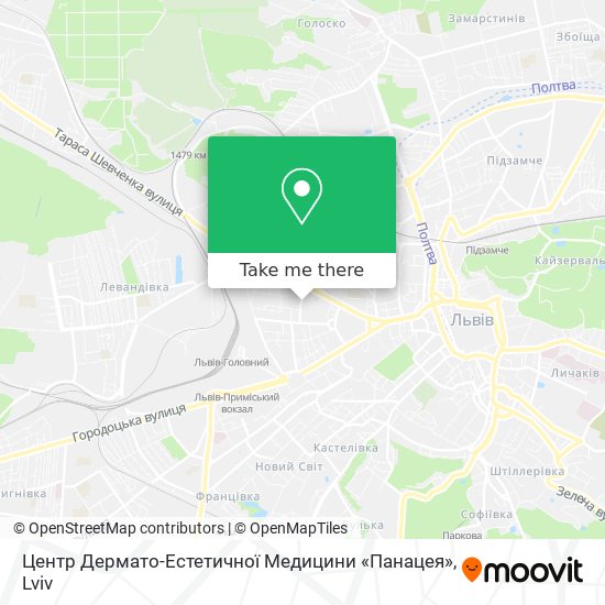 Центр Дермато-Естетичної Медицини «Панацея» map