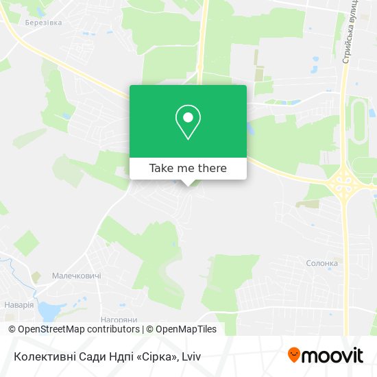 Колективні Сади Ндпі «Сірка» map