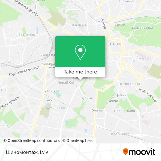 Шиномонтаж map