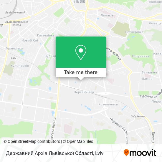 Державний Архів Львівської Області map