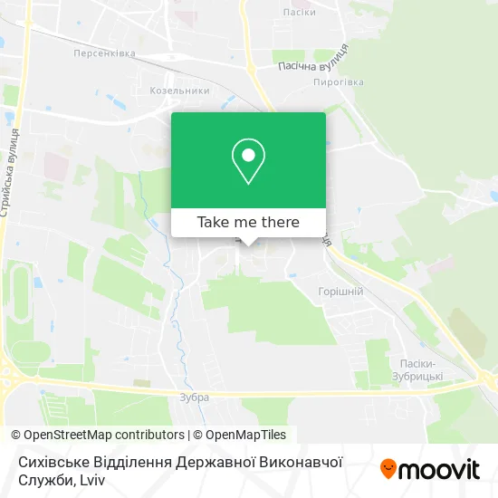 Карта Сихівське Відділення Державної Виконавчої Служби