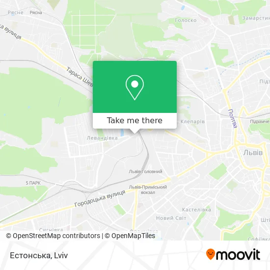 Естонська map