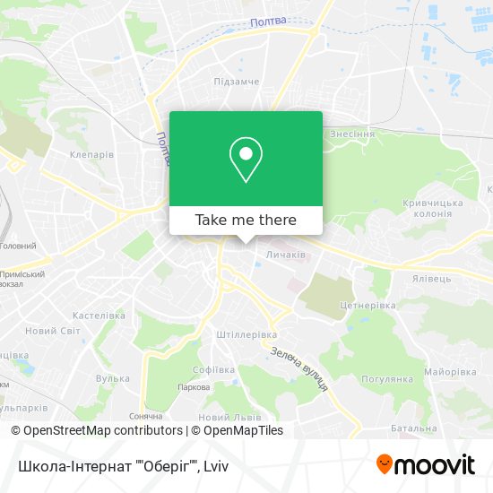 Школа-Інтернат ""Оберіг"" map