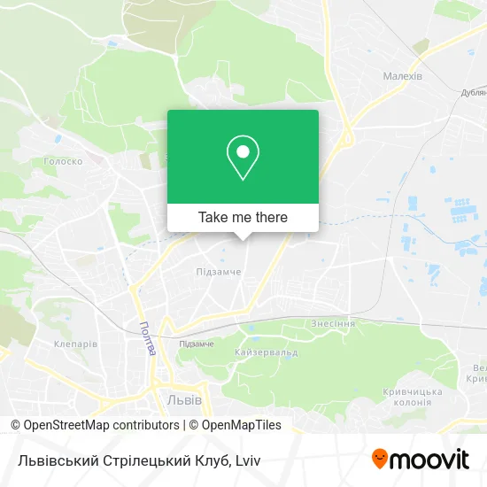 Карта Львівський Стрілецький Клуб