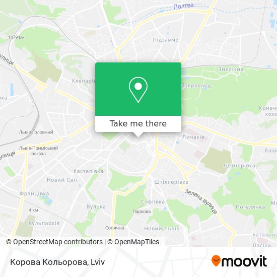 Корова Кольорова map