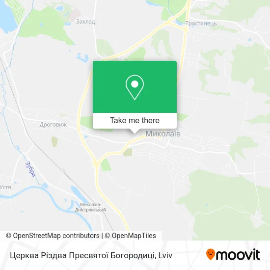 Карта Церква Різдва Пресвятої Богородиці
