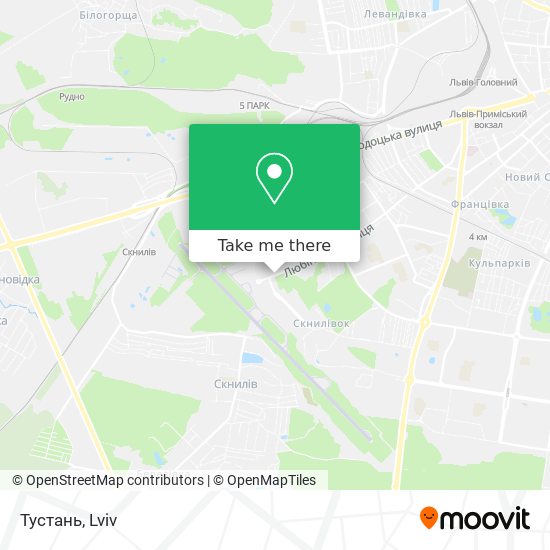 Тустань map