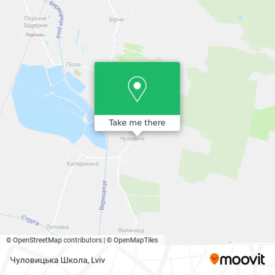 Карта Чуловицька Школа