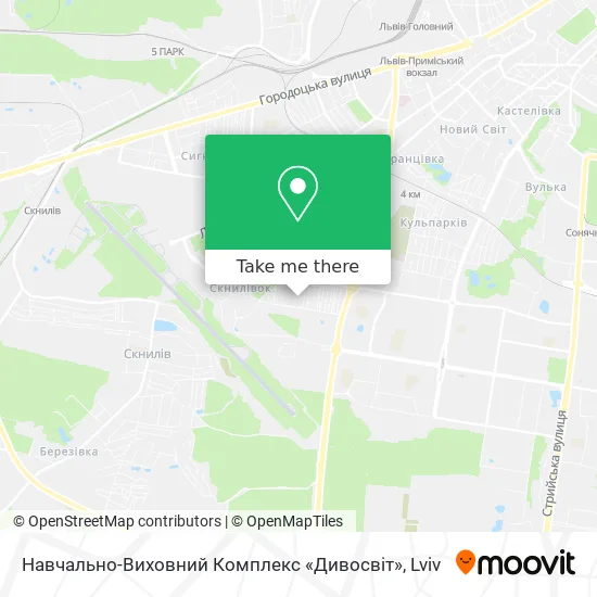 Карта Навчально-Виховний Комплекс «Дивосвіт»