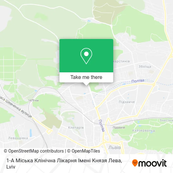 Карта 1-А Міська Клінічна Лікарня Імені Князя Лева