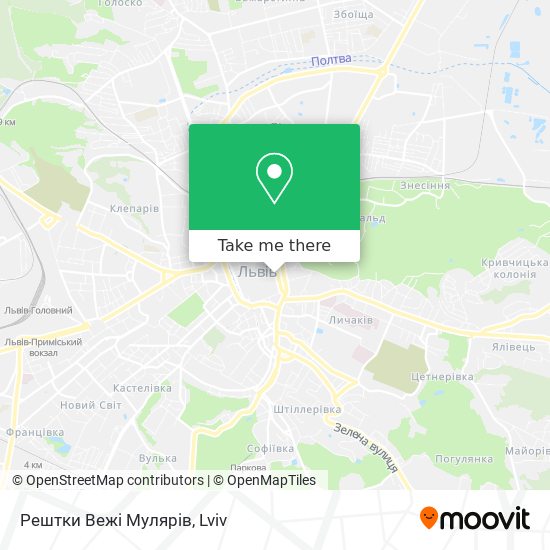 Рештки Вежі Мулярів map