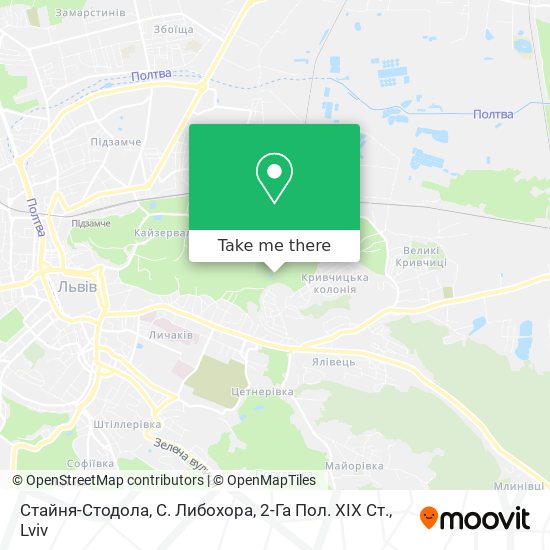 Cтайня-Cтодола, С. Либохора, 2-Га Пол. XIX Ст. map