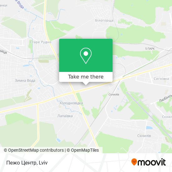 Пежо Центр map